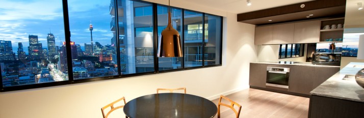Diamant Sydney Apartments 2BR Kitchen