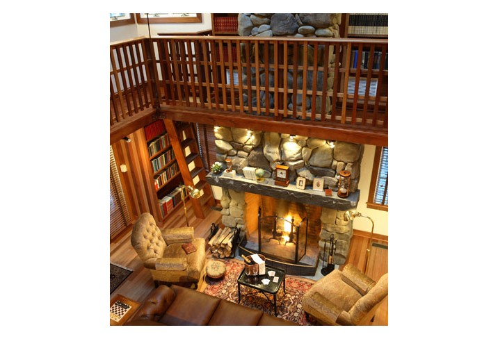 Mr & Mrs Smith - Library interior